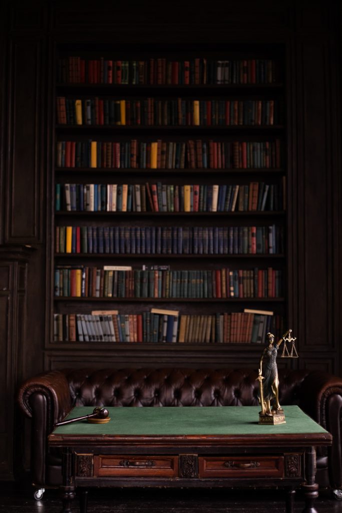 Image of Law Books and Lady Justice